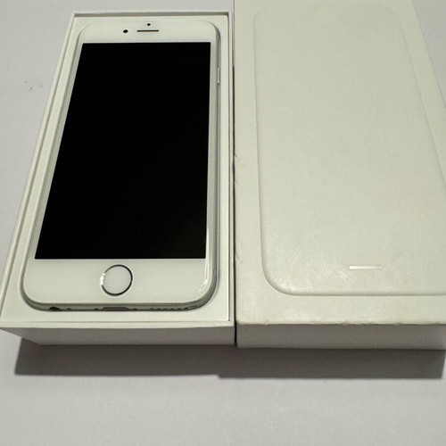 I phone 6 16g used, with box, white, 95% battery