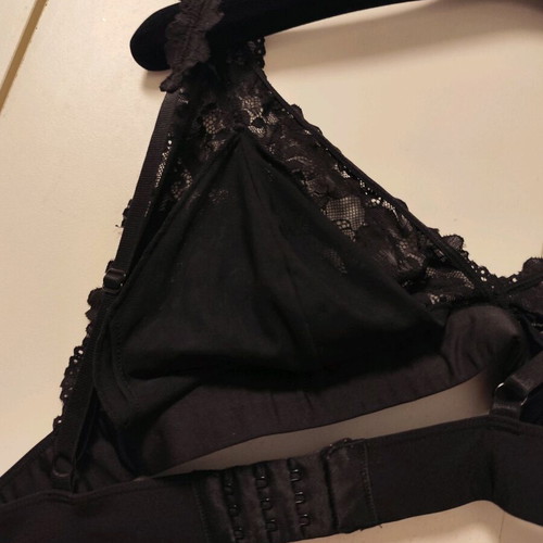 Bralette black lace XXL like new H&M