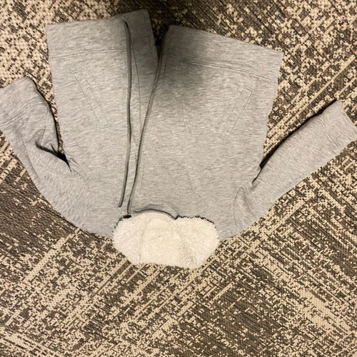 GAP children's jacket used with fur lining, size 18-24 months, gray