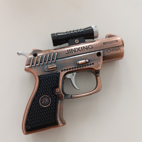 Mini pistol-shaped gas lighter