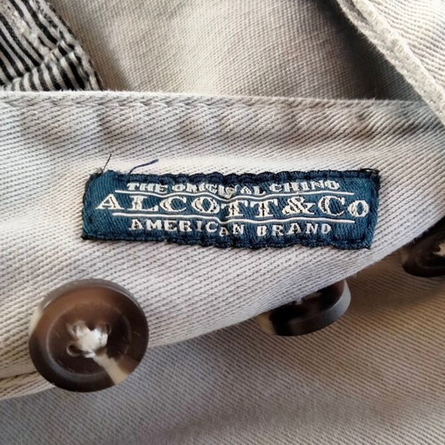 Alcott Slim Jimmy men's chino pants, light grey