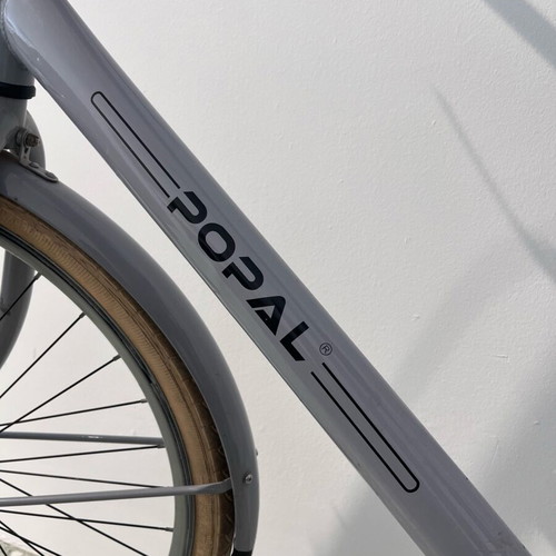 Popal bicycle like new with leather saddle and lock