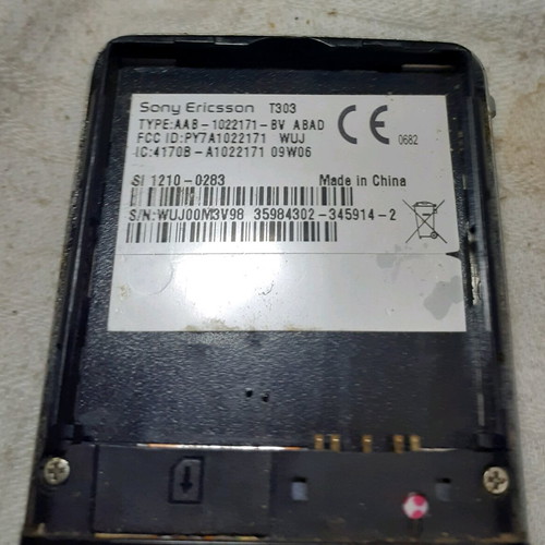 Sony Ericsson T303 used, black