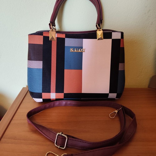 Women's handbag, multicolor, 27x12x20 cm