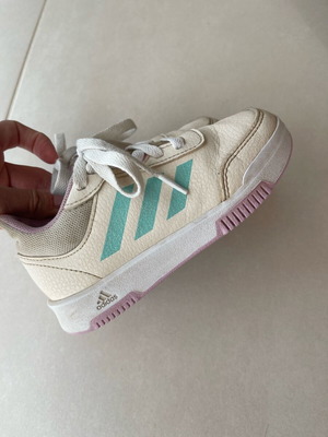 Adidas kids sports shoes used, size 28, beige