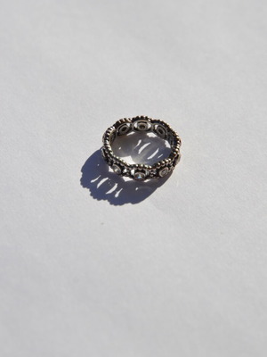 Pandora silver 925 ring with zircons like new, size 52
