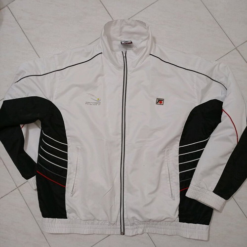 Topspin men's sports jacket black and white size XL like new