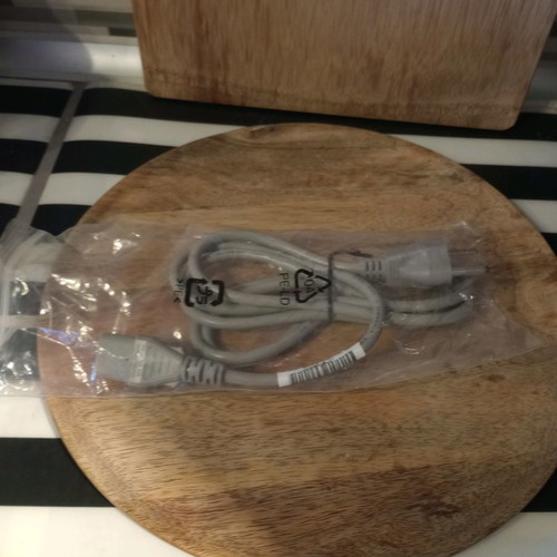 Computer power cable new, sealed in packaging