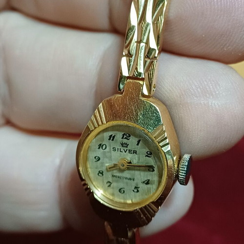 Silver Ancre 17 Rubis Vintage Mechanical Women's Watch like new