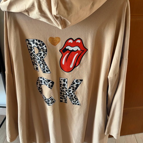 Lightweight zip-up jacket beige, new