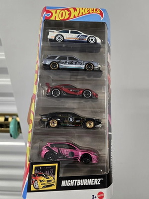 Hot Wheels 2025 Nightburnerz 5-Pack καινούργιο
