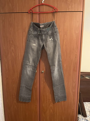 Ale women's jeans gray used size XXXS