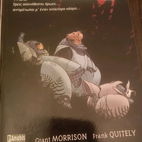 WE3 graphic novel by Grant Morrison & Frank Quitely, like new, Anubis edition