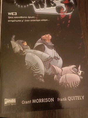 WE3 graphic novel by Grant Morrison & Frank Quitely, like new, Anubis edition