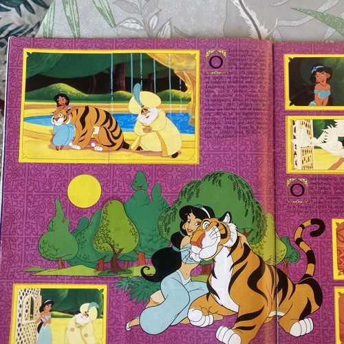 Panini Aladdin sticker album 1993, used, complete 100%