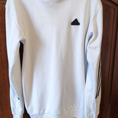Adidas Future Icons 3-Stripes Hoodie size M like new, white