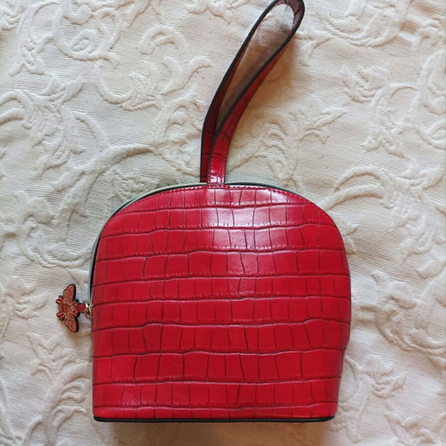 Estée Lauder red handheld bag new