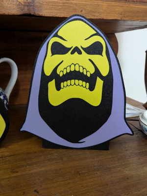 Skeletor Master of the Universe Lamp like new, USB powered