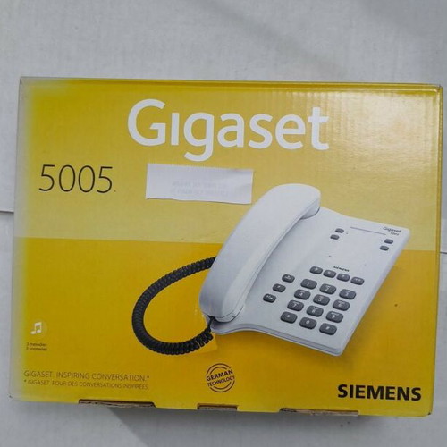 Gigaset 5005 white wired phone new