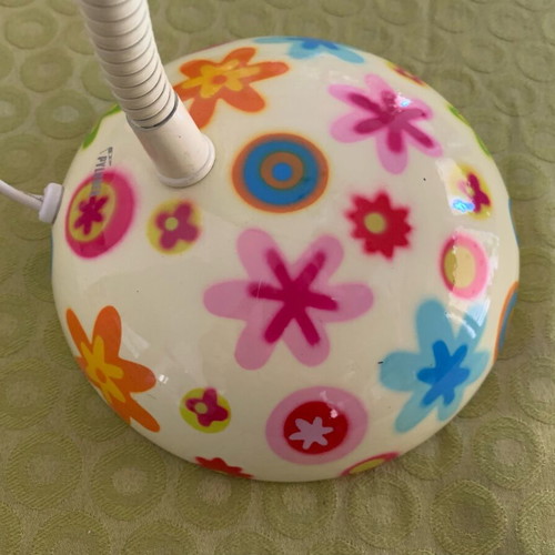 Pylones French vintage lamp used, max height 43 cm