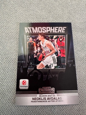 2021-2022 Panini EuroLeague Contenders Neoklis Avdalas Atmosphere Card new