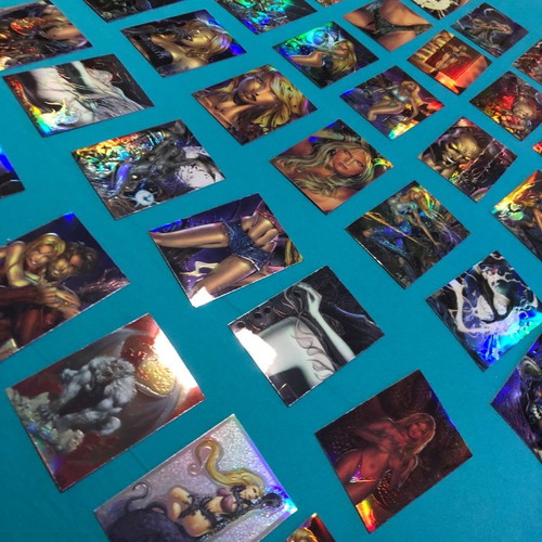 Darkchylde Chromium trading cards new complete set of 50 cards 1997 Randy Green
