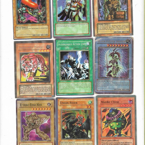 Yu Gi Oh! card pack of 51 used, some cards with damage