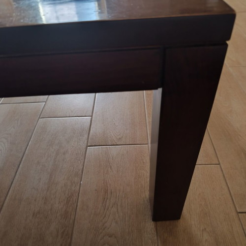 Coffee table made of solid wood
