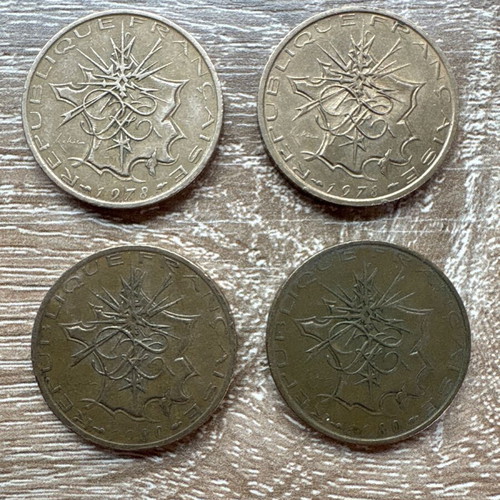 France coins new, pack of 45 pieces