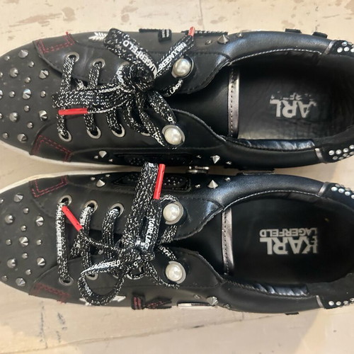 Παπούτσια sneakers γυναικεία Karl Lagerfeld μαύρα σε άριστη κατάσταση μέγεθος 40