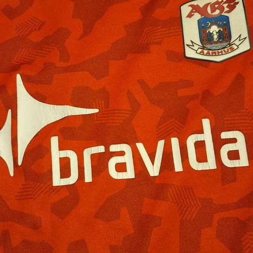 AGF Aarhus Mustapha Bundu #19 Football Jersey used, 2021/2022 season