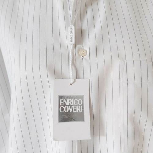 Enrico Coveri Men's Short-Sleeve Shirt 100% Cotton New with Tags M