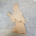 Rare Collectible Karagiozis Shadow Theater Figure Barbagiorgos 1960 used
