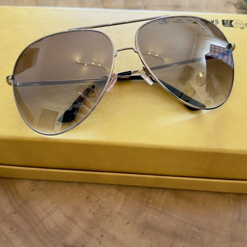 BSB Aviator sunglasses, brown gradient light mirror lenses