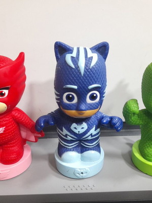 PJ Masks παιδικές φιγούρες υπερηρώων μεταχειρισμένες, σετ 3 τεμ., 11 εκ.