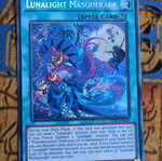 Lunalight Masquerade Secret Rare κάρτα Continuous Spell Yu-Gi-Oh!