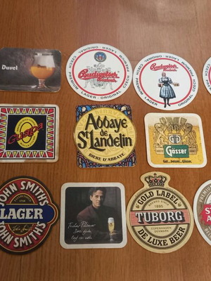 Collectible beer coasters pack of 16, new