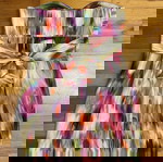  100% μεταξωτό στραπλες φόρεμα Warehouse Medium