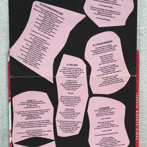 Gulag Big Talk βινύλιο 7", 33 ⅓ RPM, EP, μεταχειρισμένο, punk