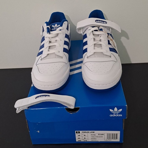 Adidas Originals Forum Low men's sneakers size 44 new white blue