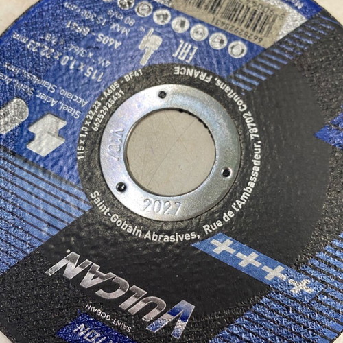 Inox and iron cutting disc new, sizes φ115 and φ125