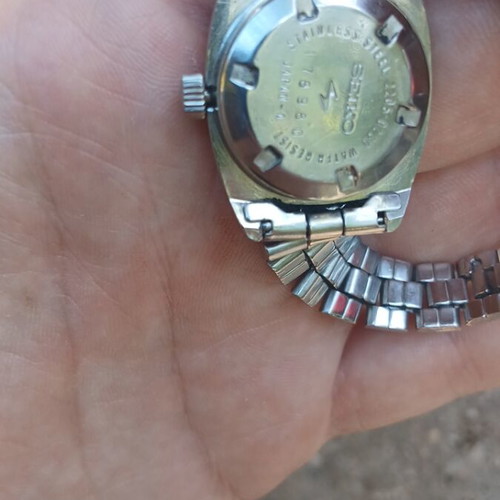 Seiko Automatic 2205-0230 women's watch used, silver