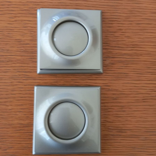 ABB Impuls lighting fronts and frames new with one slightly used complete set