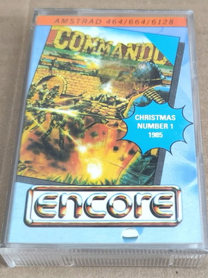 Commando (Encore) Amstrad Cassette like new