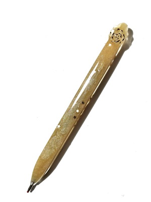 Pen with Cross and Roses New, Epoxy Resin