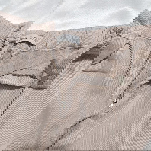 Μπεζ δροσερό παντελόνι με τσέπες πλαϊνές για κορίτσια