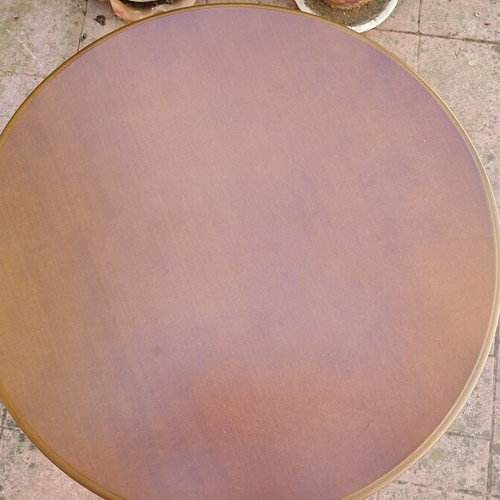 Vintage wooden side table like new, diameter 48cm, height 60cm