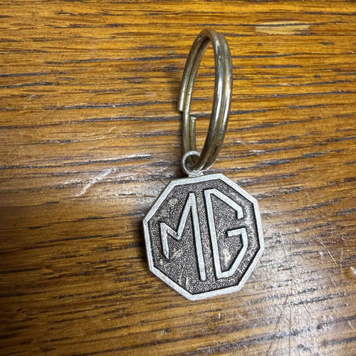 MG car keychain used