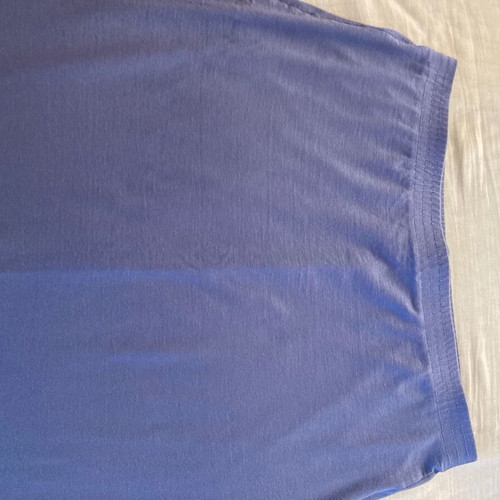 Lecomte women's elastic skirt size L blue like new