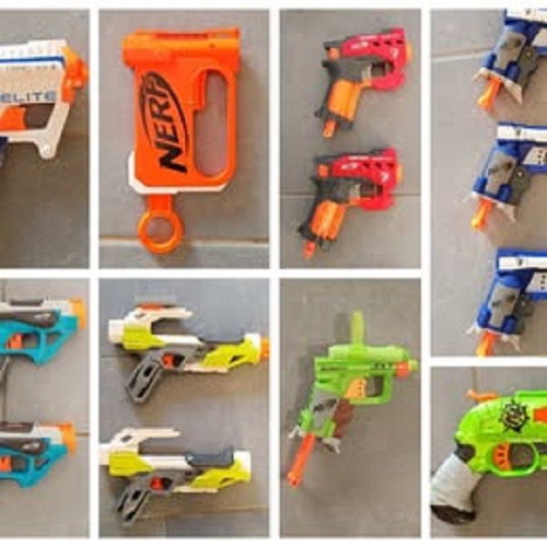 Nerf like new, set of 23 pieces
